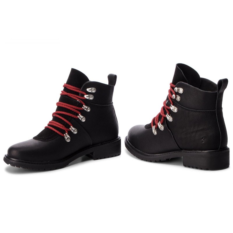 emu Australia waterproof boot Monreal red laces wool lining