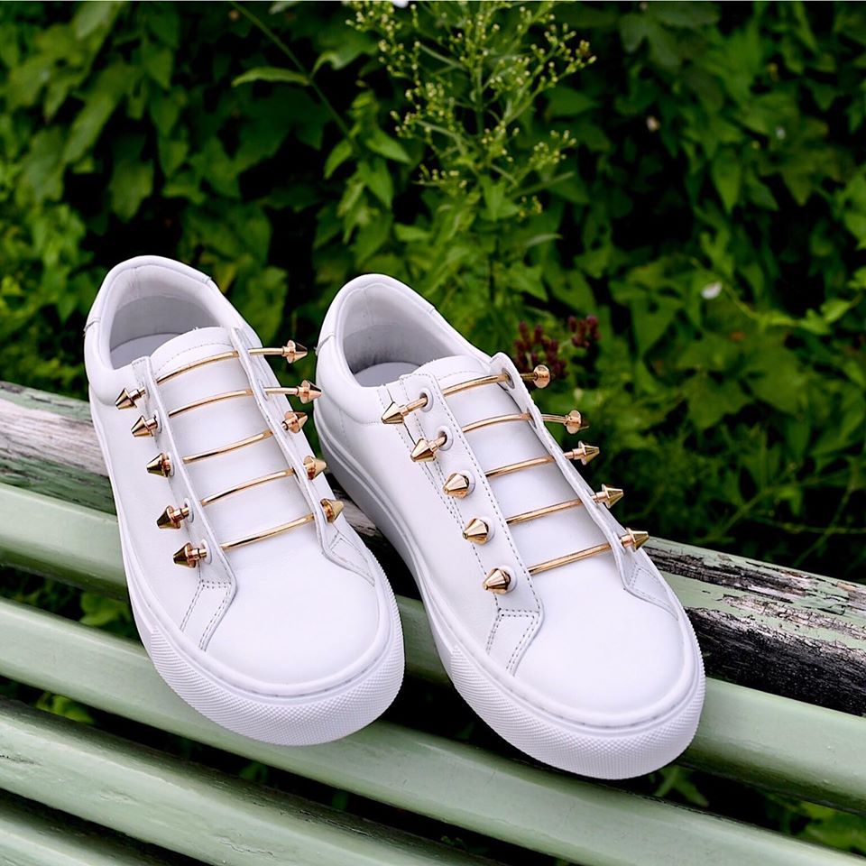 MIMAI TRAINERS JOELOVE LOVE HEARTS EMBROIDERY monreal piercings laces satin