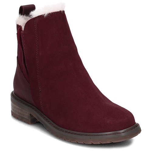 EMU PIoneer australia merino wool sheepskin waterproof claret bourdeaux wine boot monreal leather