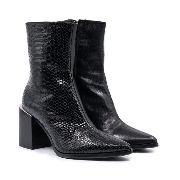 Laura Bellariva boots snake leather Ireland block heel