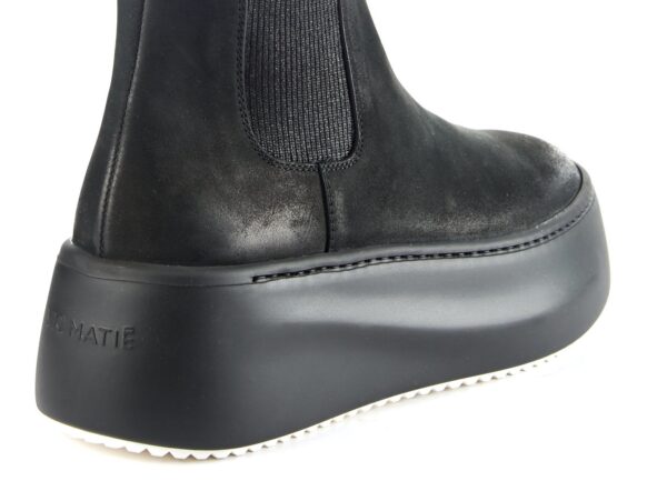 Vic Matie boot platform boots Ireland black leather boot sock boot