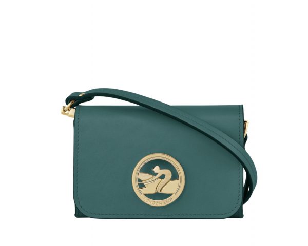 Longchamp ireland box trot lilac green purse handbag crossbody longchamp