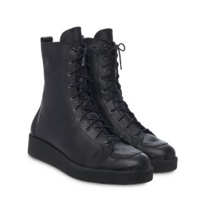 Arche ireland Baosha comedy Comley laced up boots soft leather black