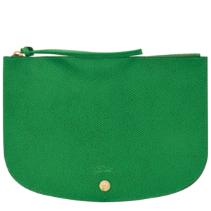 longchamp ireland epure handbag clutch brown leather green papier