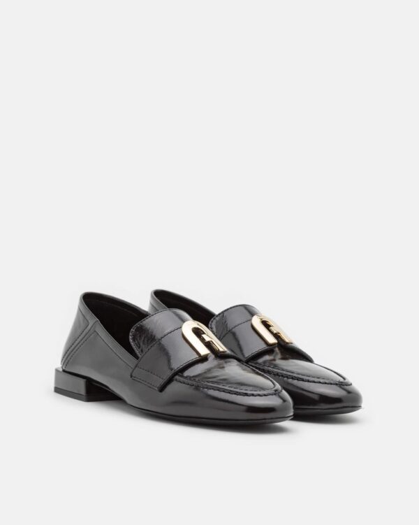 Furla ireland 1927 loafers black golden