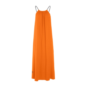 henriette ireland henriette steffensen ireland elephant summer dress orange mole NO WASTE STRAP DRESS LONG | 98062NW