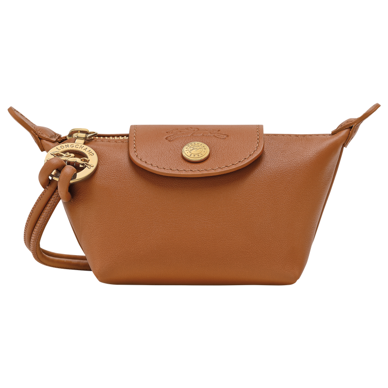 30053HGVM19_0 Longchamp ireland Le Pliage Xtra Coin purse Cashew - Leather