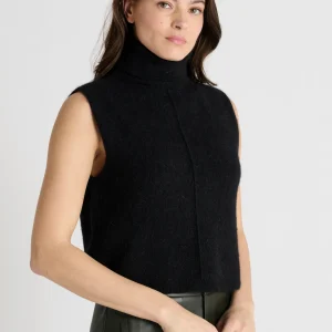 hana san ireland Odino Sleeveless Sweater - Black