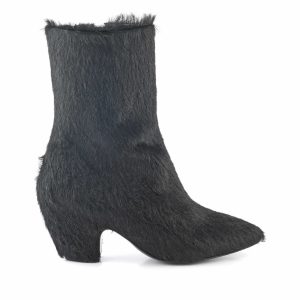 Ernesto dolani ireland RITA 13 ANKLE BOOT IN BLACK PONY SKIN