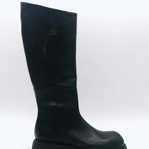 Ernesto dolani ireland Ernesto Dolani SILICONE 05 BLACK LEATHER BIKER BOOTS 7DDEN04 Dente 04- Biker Boot Ernesto Dolani