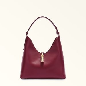 Furla Ireland handbag leather bag cross bag shoulder bag Furla Goccia Shoulder Bag M wine cigelia WB01499_BX3104_1007_CGQ00