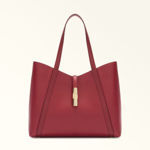 Furla Ireland handbag leather bag Furla Goccia Tote L wine red WB01788_BX3353_1007_CGQ00