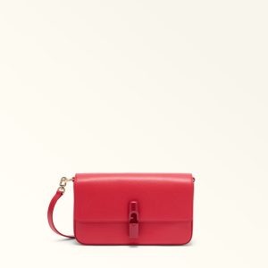 Furla Ireland handbag leather bag Furla Furla Iride Crossbody S red ruby red bag