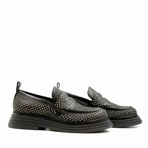 Laura Bellariva loafer leather Ireland block chunck sole