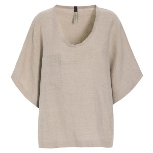 HENRIETTE Stefanssen hemp dress nude rose ireland linen top natural