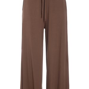Henriette Steffensen ireland jersey trousers chocolate brown
