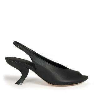 VIC MAtie shoes open toe black pointed ireland slash heel k24 apostrophe