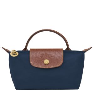 Longchamp ireland le pliage pouche 34175 marine clutch navy
