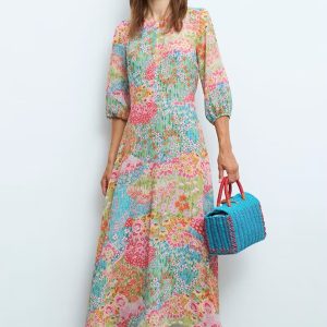 Aldo Martins 80621 Dress colorful and flowers Ireland