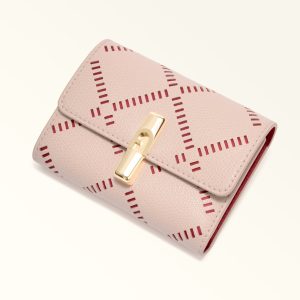 WB01979_BX3947_1007_RY000 furla compact wallet perforated leather iride dusty pink pistacchio avocado sabbia