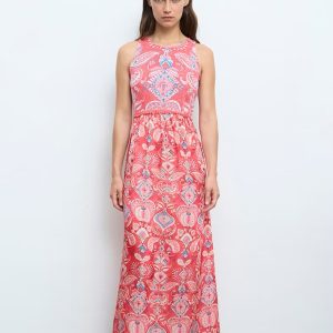 ALDO MARTINS 80679 LONG CORAL PRINT DRESS Ireland