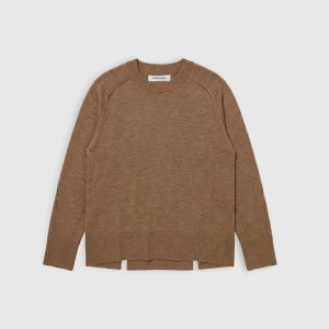 hana san tupac sweater jumper merino wool tan brown ireland praline