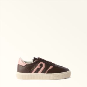 furla allegra brown leather sneakers ireland