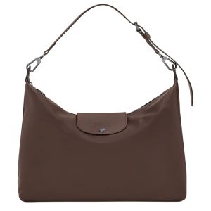 longchamp ireland xtra bag10371987002 mocha brown dark brown hobo shoulder bag